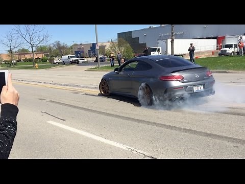 C63 AMG DRIFT and RACE Against GTR