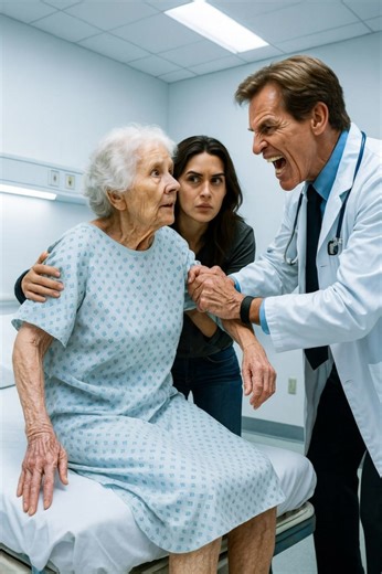 Ero seduta accanto al letto ospedaliero di mia madre quando un gruppo di infermieri e medici fece irruzione nella stanza, attraversandola come se noi non esistessimo. Il primario entrò, con voce gelida: «Dovete lasciare immediatamente questa stanza. Ci serve per un paziente VIP». Mia madre mi strinse la mano, impaurita, e lui urlò direttamente in faccia a me: «Fuori!» Non mi mossi. Non discutetti. Presi semplicemente il telefono e inviai un solo messaggio. Cinque minuti dopo, dagli altoparlanti 