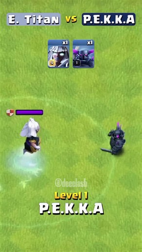 Max Etitan Battles Every Level of Pekka in Clash of Clans