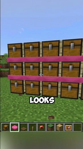 The Secret Minecraft Table Build 🤫 #minecraft #builds #shorts