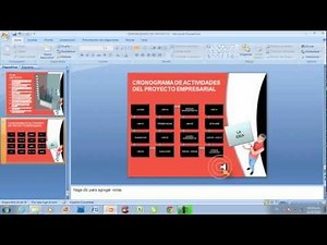 Video Powerpoint No 017 Cronograma de actividades