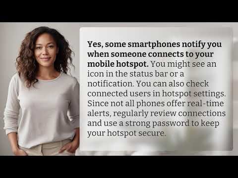 Can You Get Alerts When Someone Joins Your Mobile Hotspot?