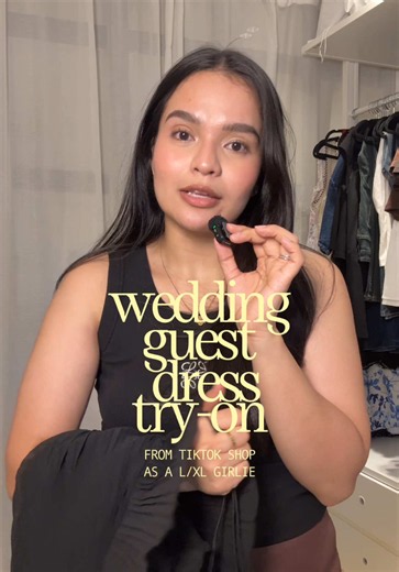 Formal Dress from TikTok Shop — Mid-Size Wedding Guest Outfit Review