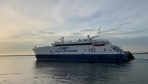 1K views · 308 reactions | The 2020 sailing season is off to a great start as smooth waters and a spectacular sunrise greeted passengers on the first Lake Michigan crossing of the year. Daily high speed ferry service between Milwaukee and Muskegon is back. Just 2-1/2 hours between Wisconsin and Michigan. | Lake Express High Speed Ferry | Facebook