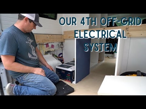 Setting-Up an Off-Grid Electical System for a Van (Or Boat!) | Promaster Van Build 9