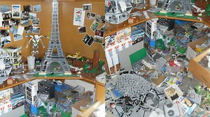 Testing Earthquake Forces Against Braced Structure LEGO Towers