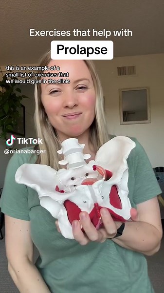 💥 Got PROLAPSE? 💥 Watch for a few examples of exercises that we use in the clinic to strengthen the pelvic floor. (Hint: It’s not just kegels!) Prolapse can happen for a variety of reasons, and everyday habits might be making it worse. Want to know what causes prolapse and how to improve it? Drop a “Prolapse” in the comments, and I’ll DM you a link to my YouTube video with all the details! 🎥 Were you diagnosed with prolapse? How are you managing it? Let’s chat below! ⬇️ Prolapse Support l Pel