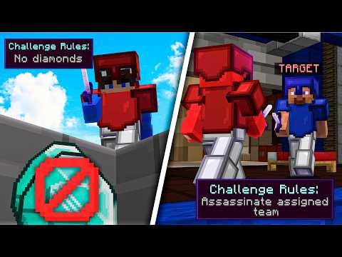 2 Idiots￼ vs Bedwars Challenges - PART 1