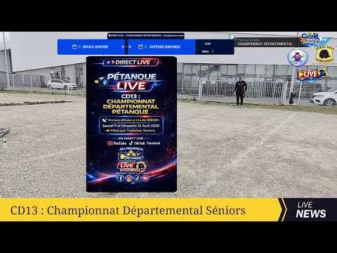 🏆 CHAMPIONNAT DÉPARTEMENTAL PÉTANQUE SENIORS🏆 B.AIXOISE 🆚 B.JOYEUSE RAPHELE