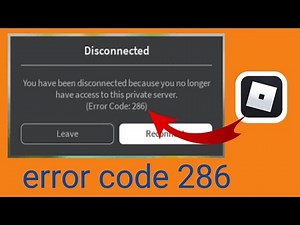 How to fix error code 286 on Roblox 2025