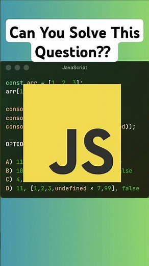 Q68 - JavaScript Interview Question l Array l #javascript #reactjs #frontend #webdeveloper