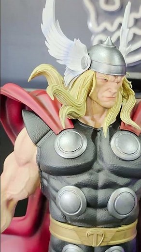 THOR 3D Printed and Painted Statue #3dprinting #marvel #thor