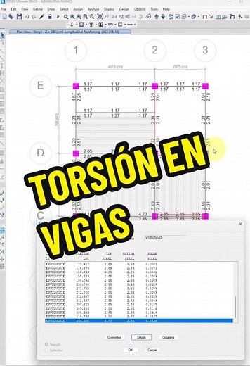Diseño y Reforzamiento de Torsión en Vigas con Etabs y Mathcad