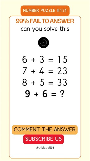 Solve Number Puzzle #shorts #iqtest #iq #puzzle #puzzlegame