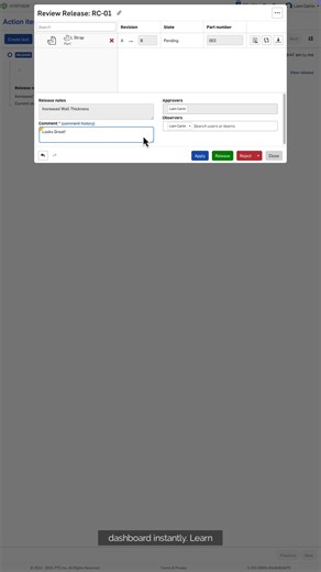 Real-time release workflows ensure your team works on the right version every time. Try Onshape Discovery and get 6 months free. | Onshape by PTC | Facebook