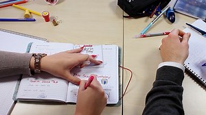 Individuell, flexibel und stylisch – unsere my.book flex Schülerkalender im Einsatz. :) | herlitz Deutschland