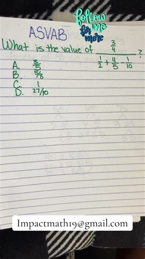Simplifying Fractions. #asvabmath #asvabtest #asvabhelp #impactmath19