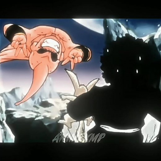 SSJ3 Goku vs Kid Buu 💀 Intense Fight Turns Hilarious#tweening#skulledit