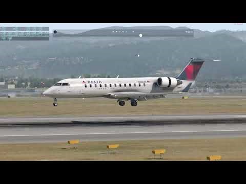 DELTA CRJ 200 Landing AT HONOLULU IN X PLANE 11