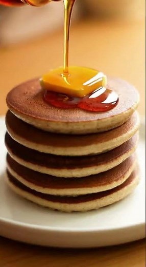 Fluffy Vegan Pancakes in 30s!