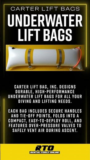 Carter Bags Inc | Underwater Lift Bags