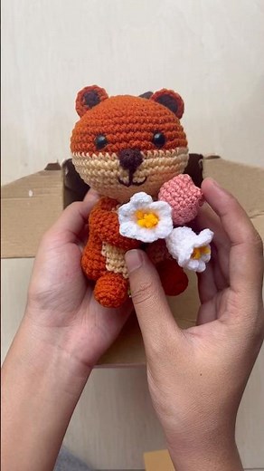 Crochet | amigurumi squirrel | chipmunk 🐿️ | handmade | comment for tutorial | squirrel pattern