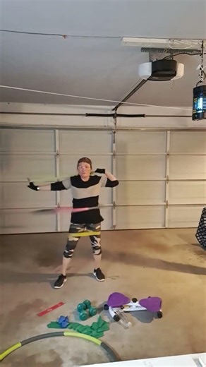 #resistancebands legs & arms /# hula hoop