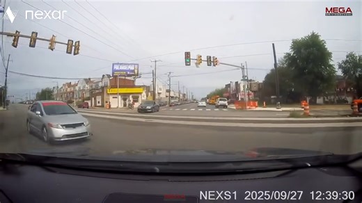 The turn was too fast and the car lifted on two wheels
