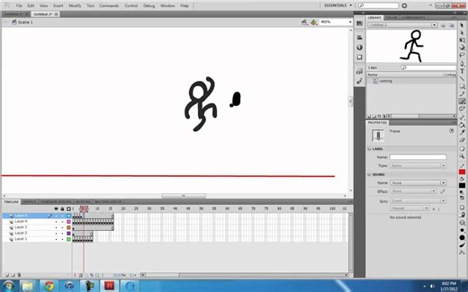 Flash教程-如何创建简笔画动画