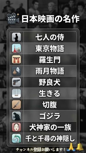 世界が絶賛！一度は見たい「日本映画の名作」10選🎬✨ あなたの人生の一本はどれ？📺 #ランキング #TOP10 #日本映画 #名作 #映画 #感動 #まとめ #必見