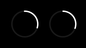 Download Loading Circle Line Effect Black Screen for free