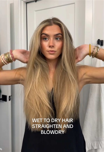 ten minutes to fully dry and straighten the hair from wet to dry using one hair tool now that’s impressive 😉 plus this hair tool is under $200! #conairinfinitipro #conairwetdry #tiktokshopcreatorpicks #tiktokshopstockup #wettodrystraightener @GARNIER @Conair Haircare