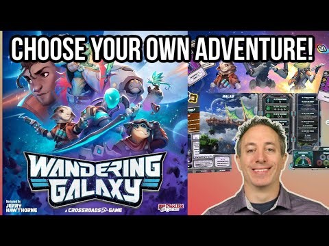 Wandering Galaxy Board Game Review - Choose Your Own Adventure!