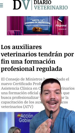 Certificado Profesional en Asistencia Clínica Veterinaria (690 h)