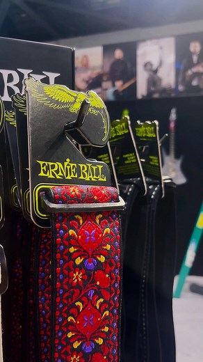 Straps on straps! This spring, Ernie Ball is adding 4 new Jacquard weave patterns to our ever-popular polypro guitar strap collection. We're also introducing the new Cloud Comfort strap! This strap is made from stretchy neoprene material incorporating unique air cell technology, which offers an optimal cushioning solution for musicians who experience shoulder discomfort due to prolonged playing. The unique air cell core technology makes this guitar strap stronger and more comfortable to wear, ev