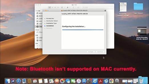 How to connect MT800 with the Mac computer via USB cable