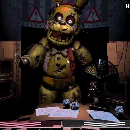 William Afton inside Bonnie Springlock (FNaF Jumpscares)