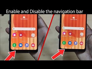 How to change navigation bar in Samsung