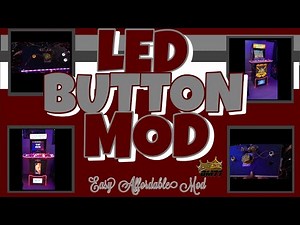 HOW TO INSTALL LED BUTTONS ON YOUR ARCADE1UP #ARCADE1UP #MSPACMAN#TUTORIAL