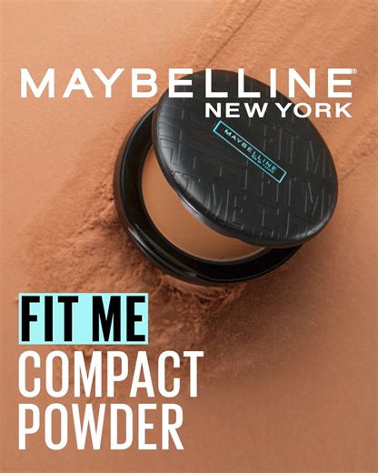 6.3K views · 1.4K reactions | Fit Me Matte + Poreless Compact Powder with 24 hour oil control has SPF 44, high coverage and is comfortable and breathable all day. Water resistant and stays for 24hours! Get yours now! #FitMePowder #MaybellineMY #MaybellineMalaysia | Maybelline New York | Facebook