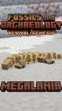 ¡Megalania! - Fossils and Archaeology 1.20.1 - Mob Overview #minecraft #modreview