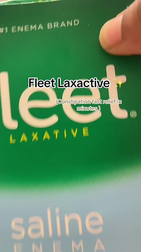 Fast-Acting Fleet Laxative for Constipation Relief