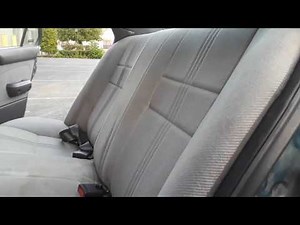 94 Geo Prizm Rear Seat removal and installation
