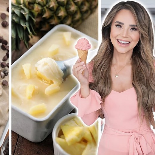 127K views · 607 reactions | 3 EASY Dairy-Free Ice Cream Recipes (Using A Blender) | Rosanna Pansino | Facebook