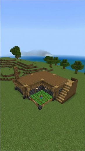 The Perfect Starter House | In Minecraft 1 21 Tutorial Timelapse #minecraft #shorts #asmr