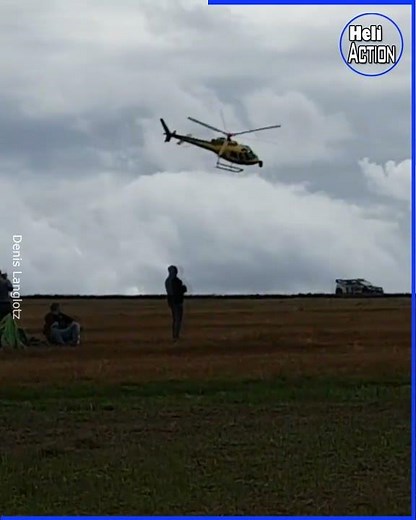 Amazing piloting skills from this TV helicopter pilot!