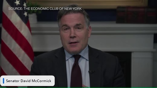 Senator David McCormick, a Republican from Pennsylvania, speaks about President Donald Trump's tax bill and what it means to his constituents in a fireside chat with Bloomberg’s David Westin at the Union League Club for the Economic Club of New York https://bloom.bg/4kStCwa | Bloomberg Television