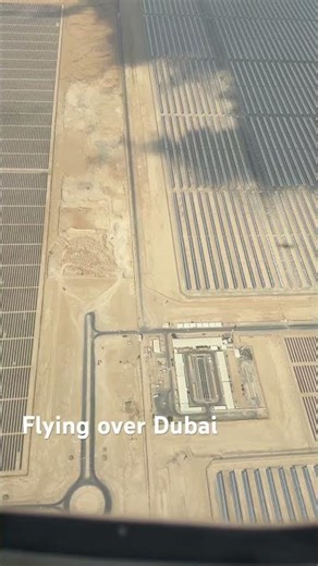 Flying over Dubai