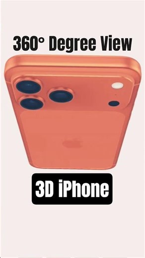 🔥3D iPhone 🔥360° Degree View - #shorts #shortsfeed #3d #shorstvideo #shortaviral
