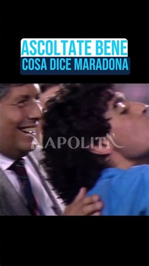 La prima coppa di Maradona a Napoli: sentite le sue parole🏆